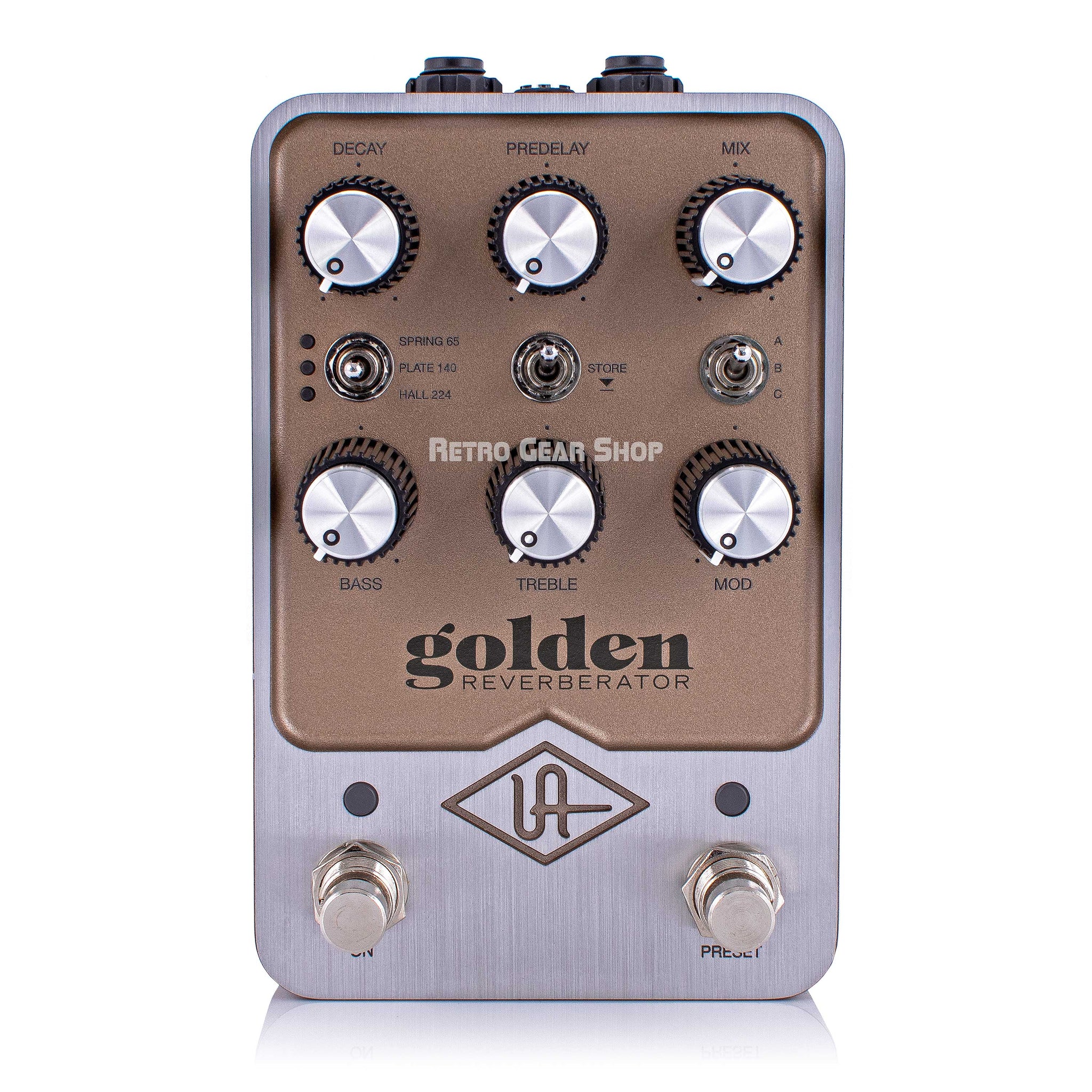 Universal Audio Golden Reverberator Guitar Reverb Effect Pedal