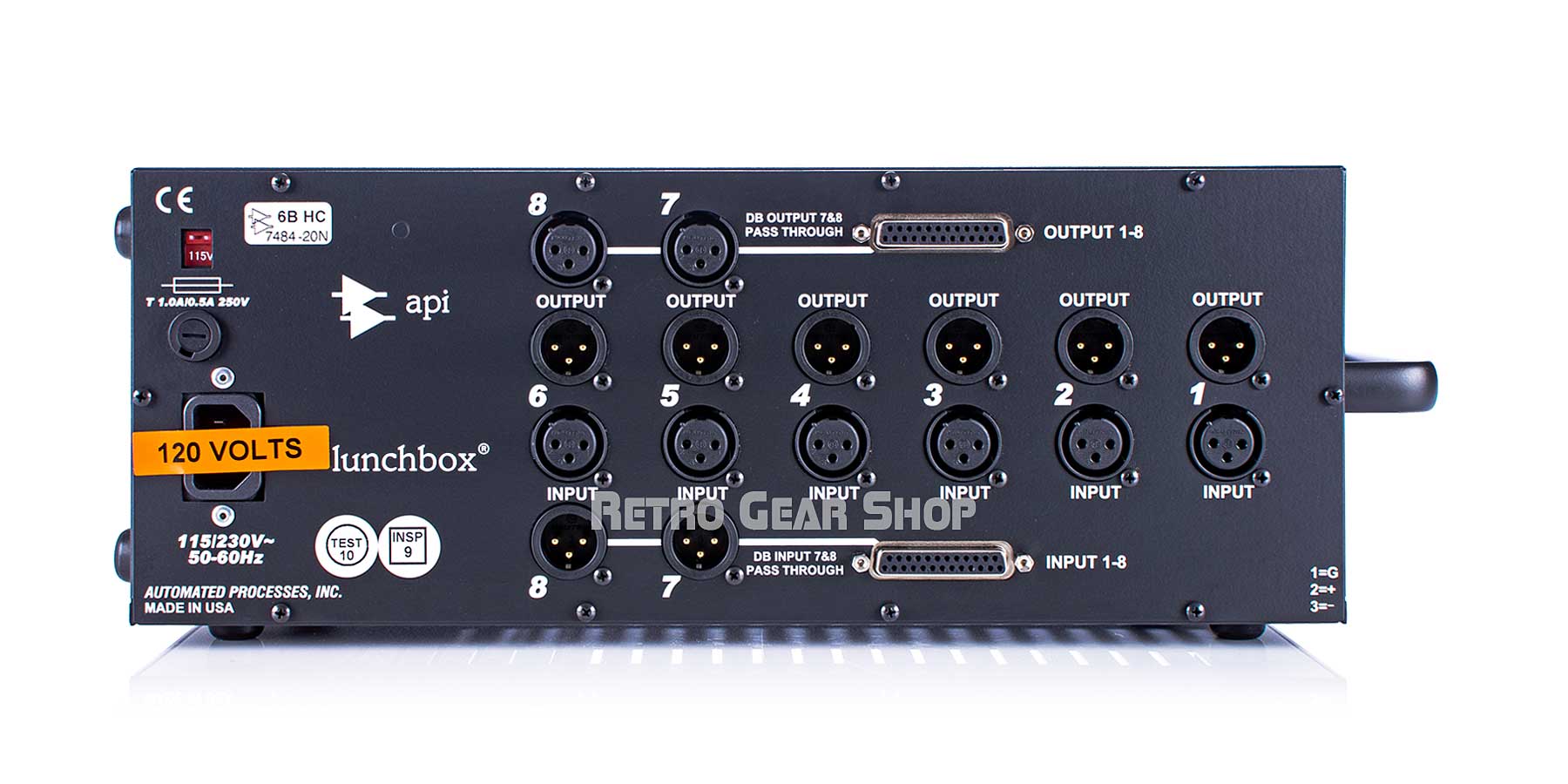 API 500-6B-HC 6 Slot High Current Lunchbox Rack – Retro Gear Shop