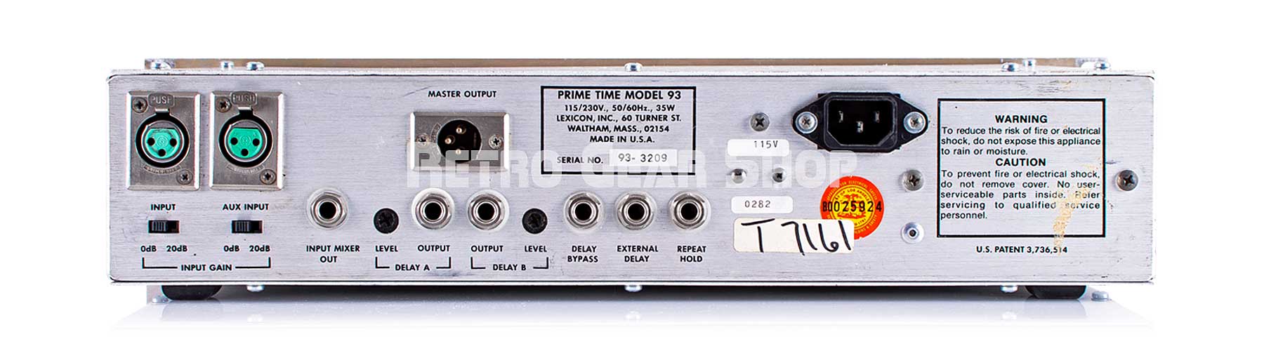 Lexicon Time Model 93 Serviced Rare Vintage Delay – Gear