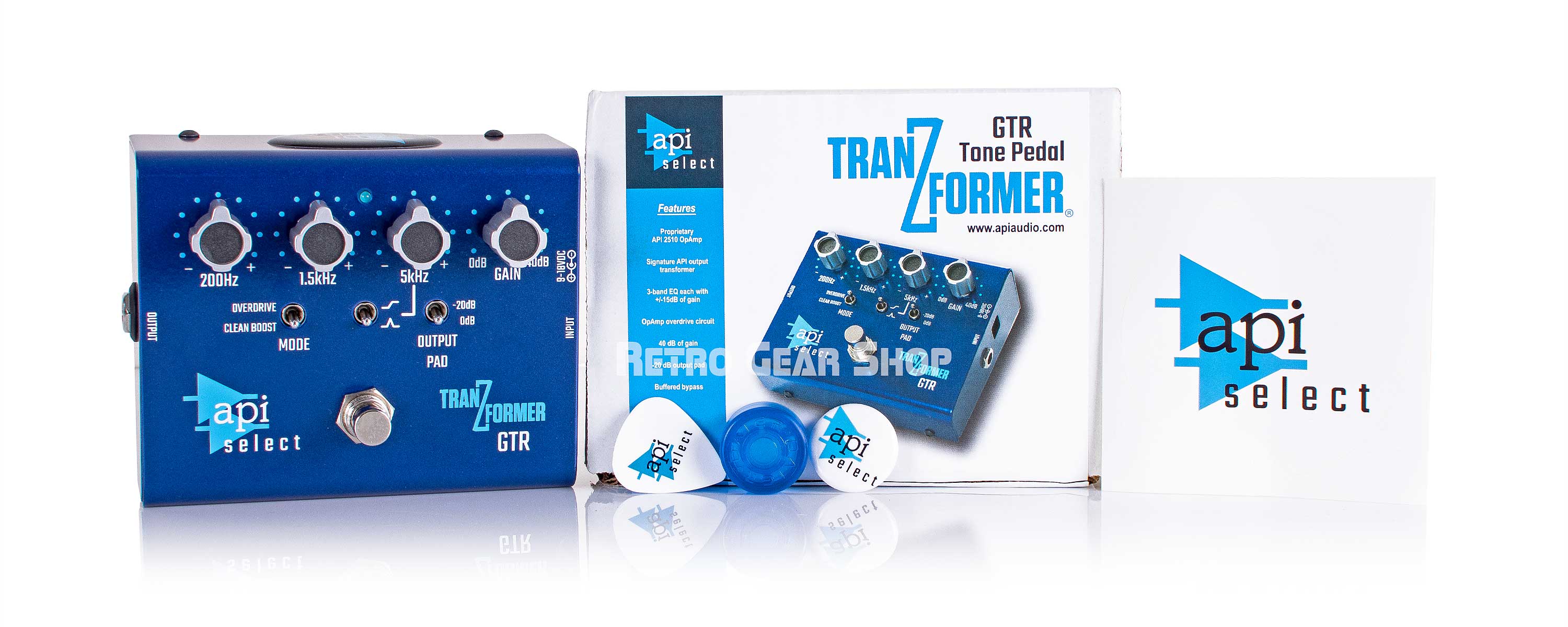 api tranzformer gtr channel strip pedal