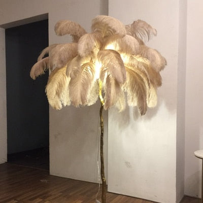 ostrich feather light