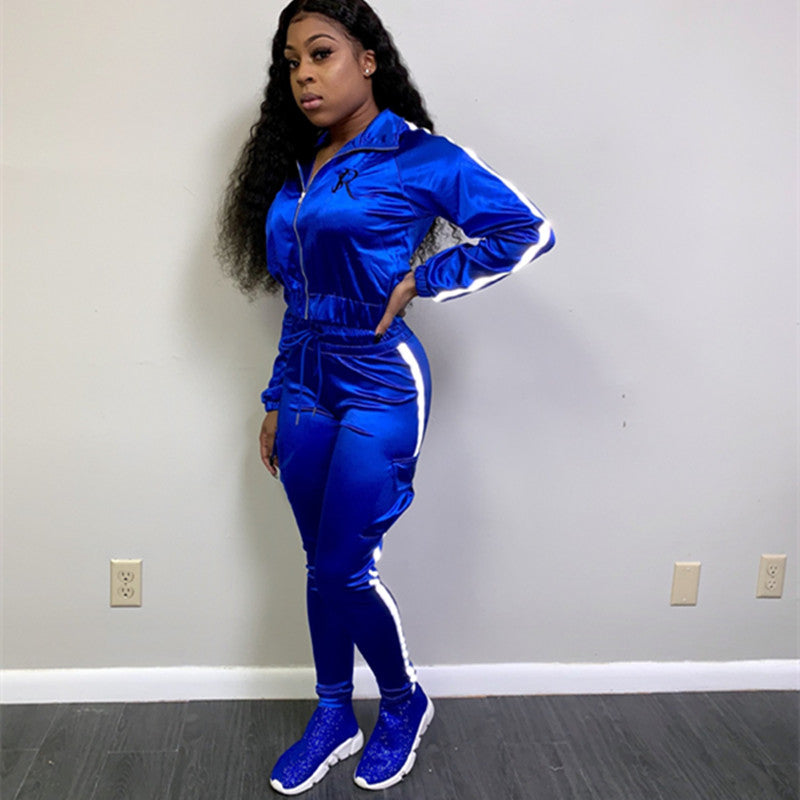 satin tracksuit womens