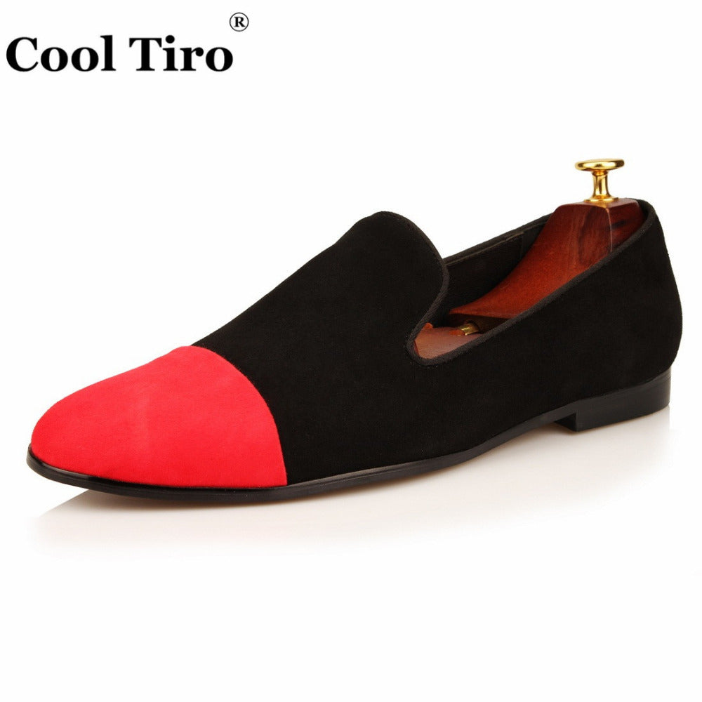 black and red casual shoes