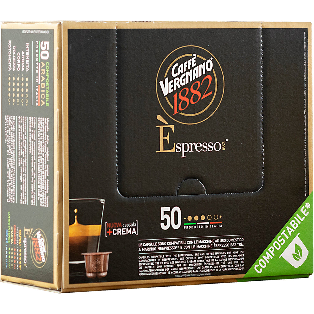 Instant® Compostable Espresso Capsules, Lungo Medium Roast, 10 capsules