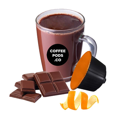 Italian Dolce Gusto Hot Chocolate Orange 16 Pods, CoffeePods.Co
