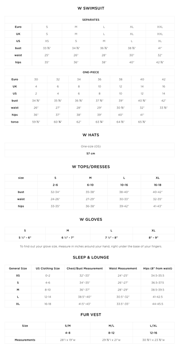 Size Chart | Echo New York