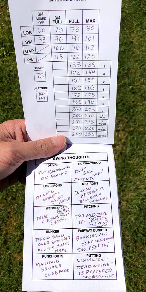 tour yardage books