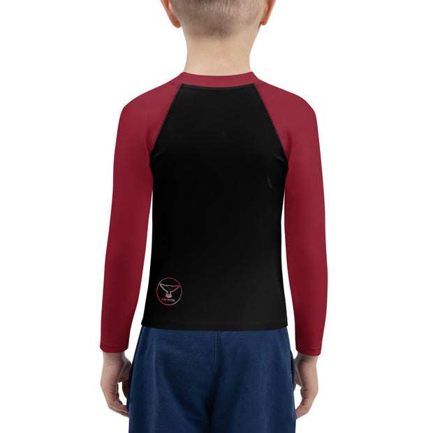 Download Blood Red Velociraptor Rash Guard Dark Sentinel