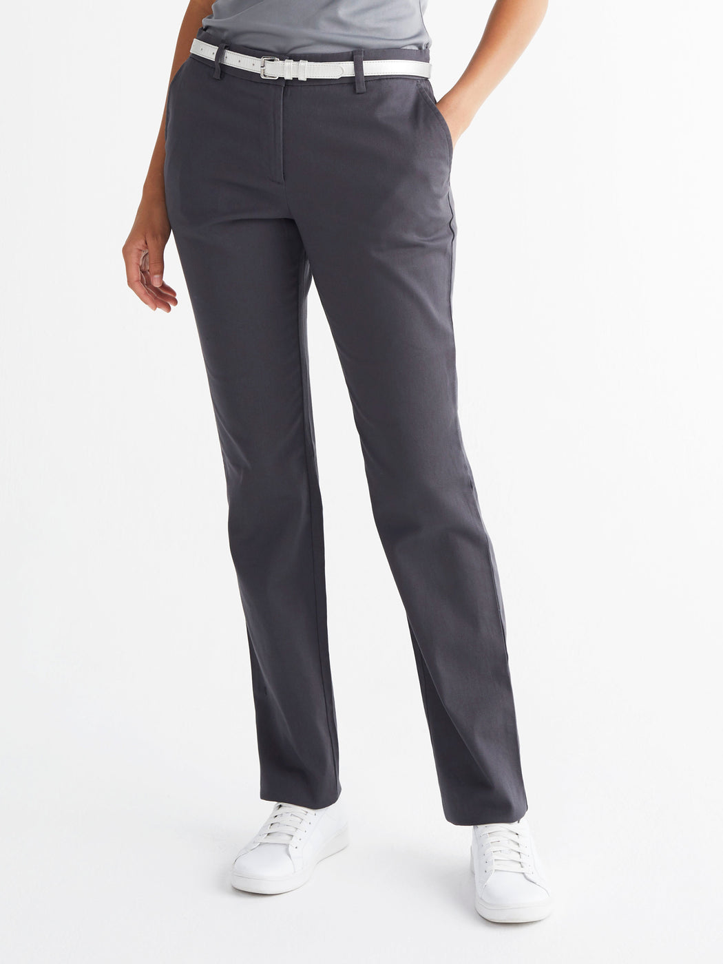 Ladies' Work Chino - Steel Grey — Westin Wardrobe