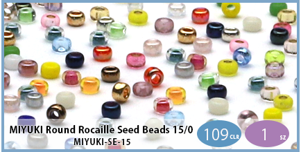 MIYUKI-SE-15(MIYUKI Round Rocaille Seed Beads 15/0)
