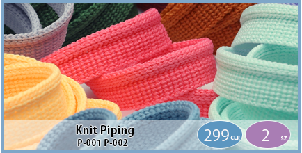 P-001 P-002(Knit Piping)