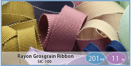 SIC-100(Rayon Grosgrain Ribbon)