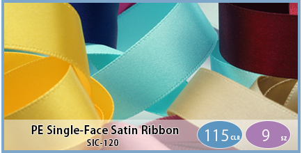 SIC-120(Polyester Single-Face Satin Ribbon)