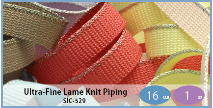SIC-529(Ultra-Fine Lame Knit Piping)