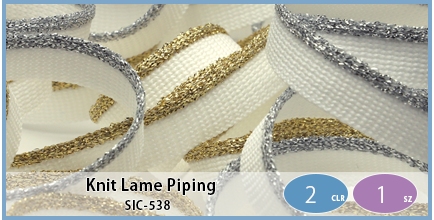 SIC-538(Knit Lame Piping)