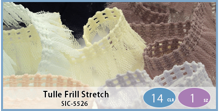 SIC-5526(Tulle Frill Stretch)