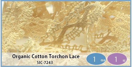 SIC-7243(Organic Cotton Torchon Lace)