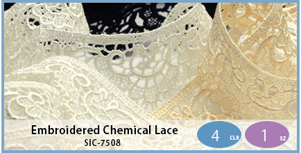 SIC-7508(Embroidered Chemical Lace)