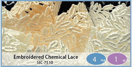 SIC-7510(Embroidered Chemical Lace)