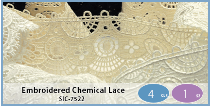 SIC-7522(Embroidered Chemical Lace)