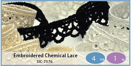 SIC-7576(Embroidered Chemical Lace)