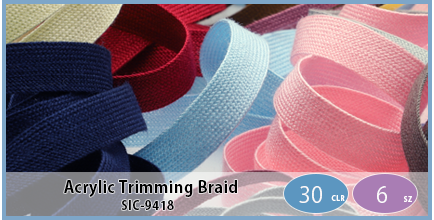 SIC-9418(Acrylic Trimming Braid)