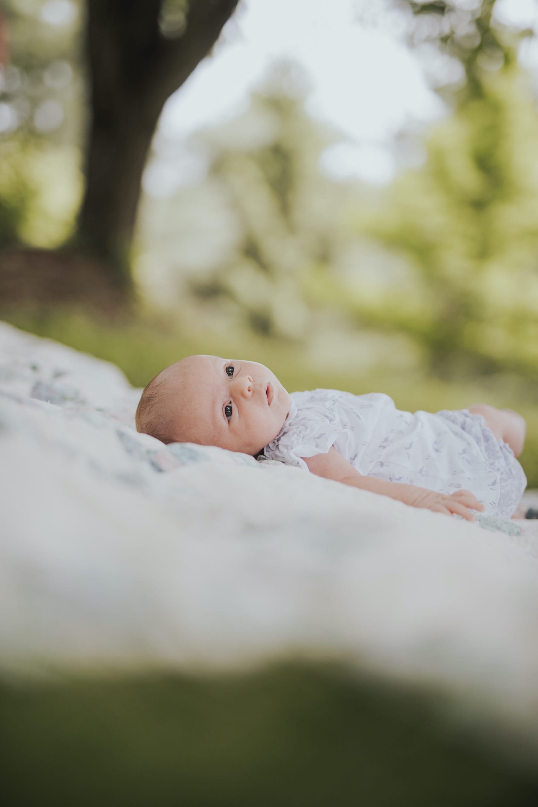 baby outdoors photoshoot