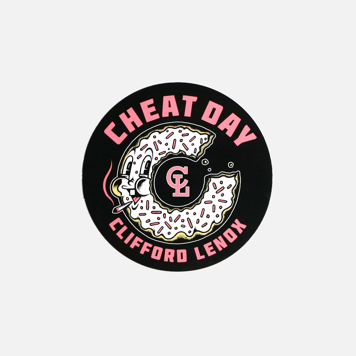 Cheat Day Sticker Clifford Lenox