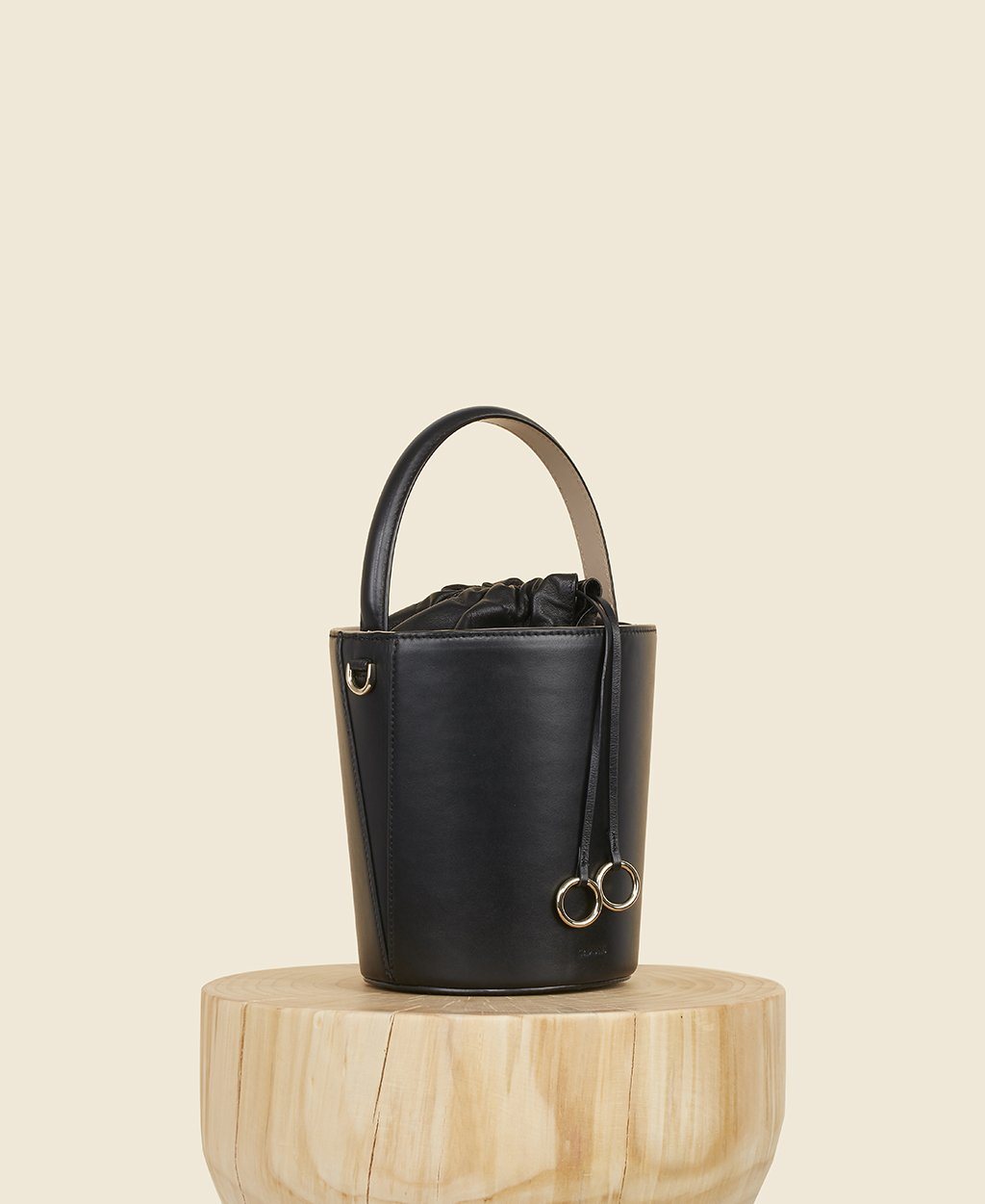 black basket bag