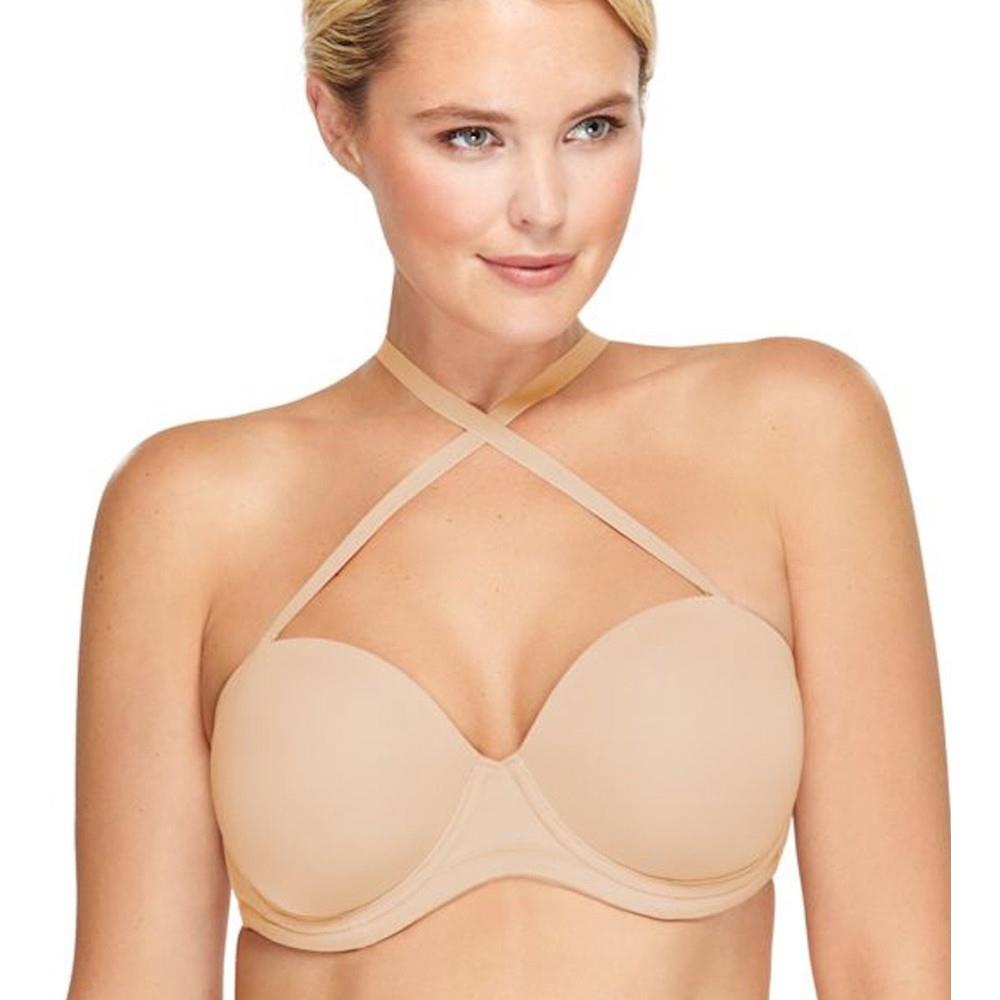 Elomi Womens Plus Size Lydia Bandless Plunge Bra with Racer Back Conversion  レディース
