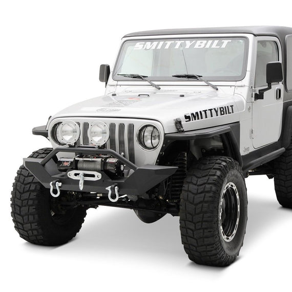 Smittybilt XRC Front Bumper w/ Winch Plate for 1997-2006 Jeep Wrangler –  azoffroadperformance
