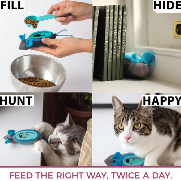 indoor cat hunting feeder