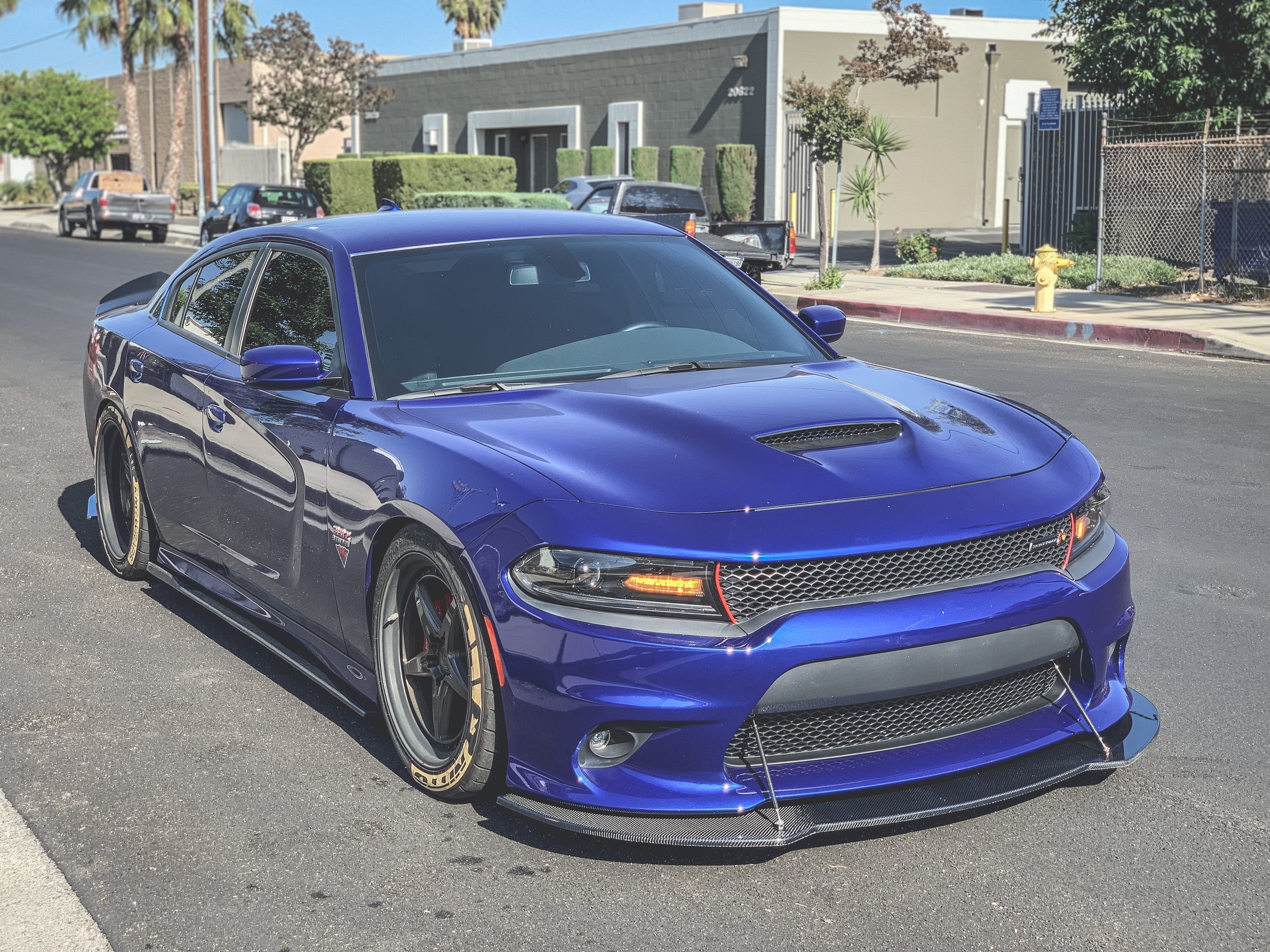 dodge charger front spoiler