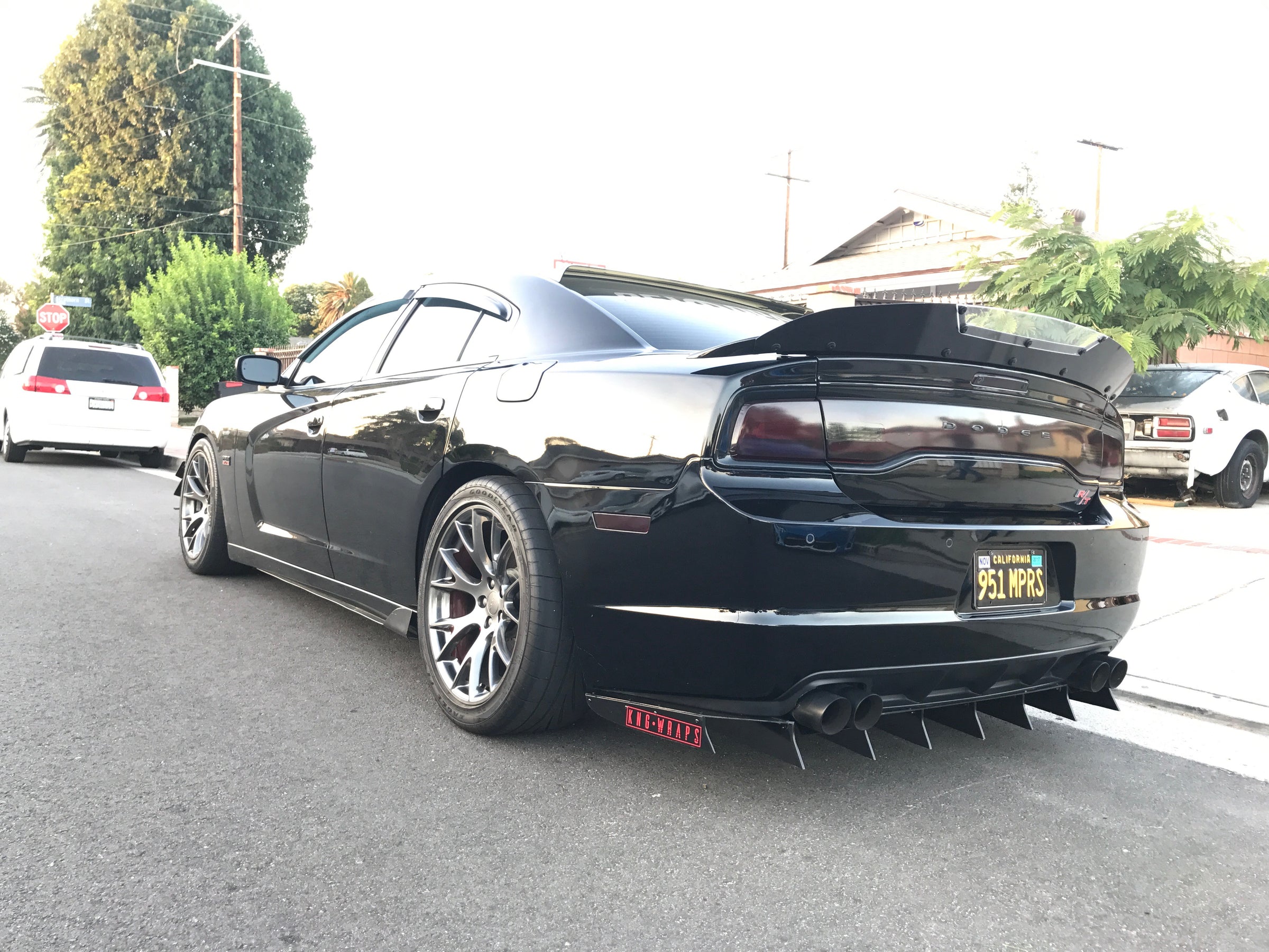 2012 dodge charger rt rear diffuser