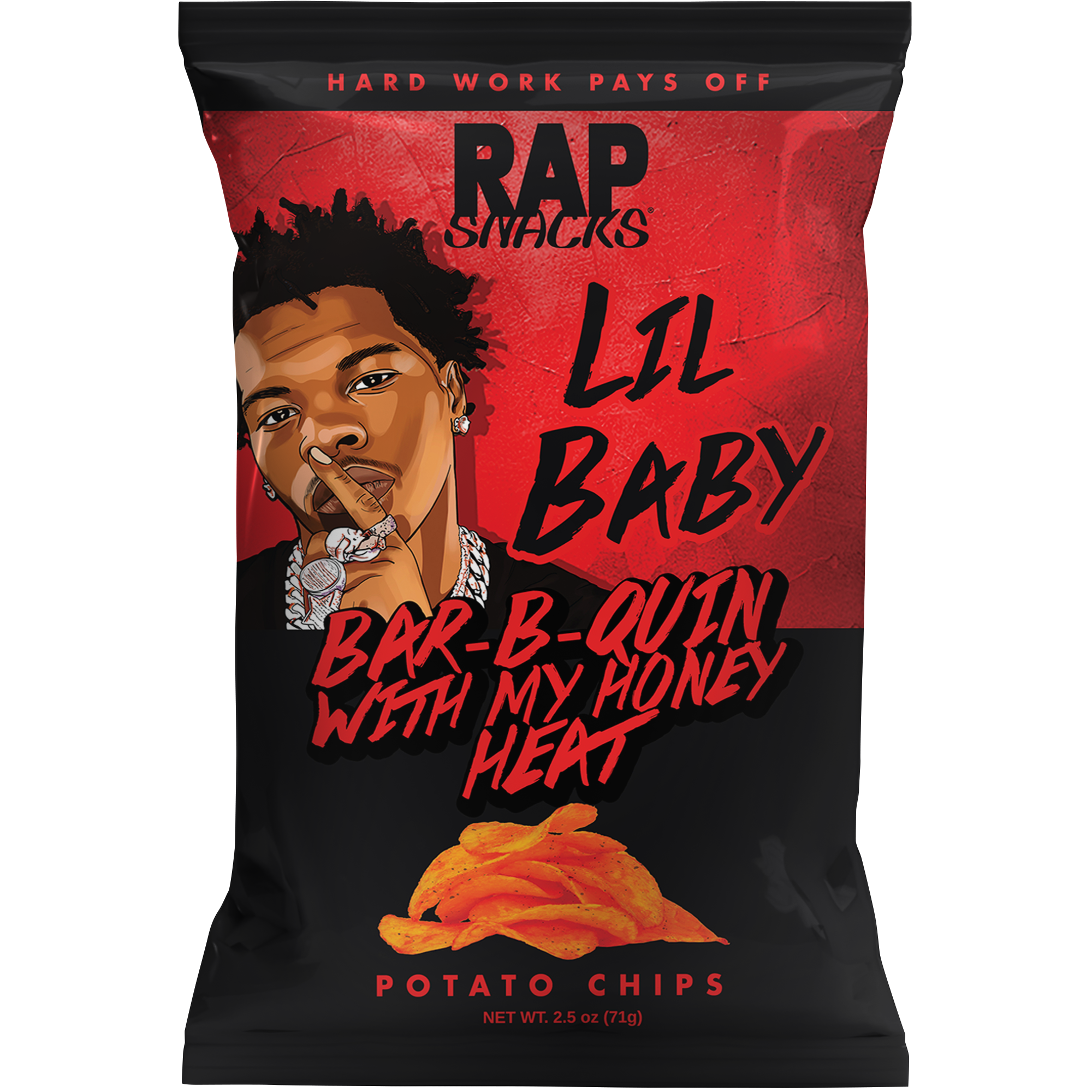 Contract Bulk Kort geleden Lil Baby | Bar-B-Quin with my Honey Heat Potato Chips (6 Bags) – OFFICIAL  RAP SNACKS
