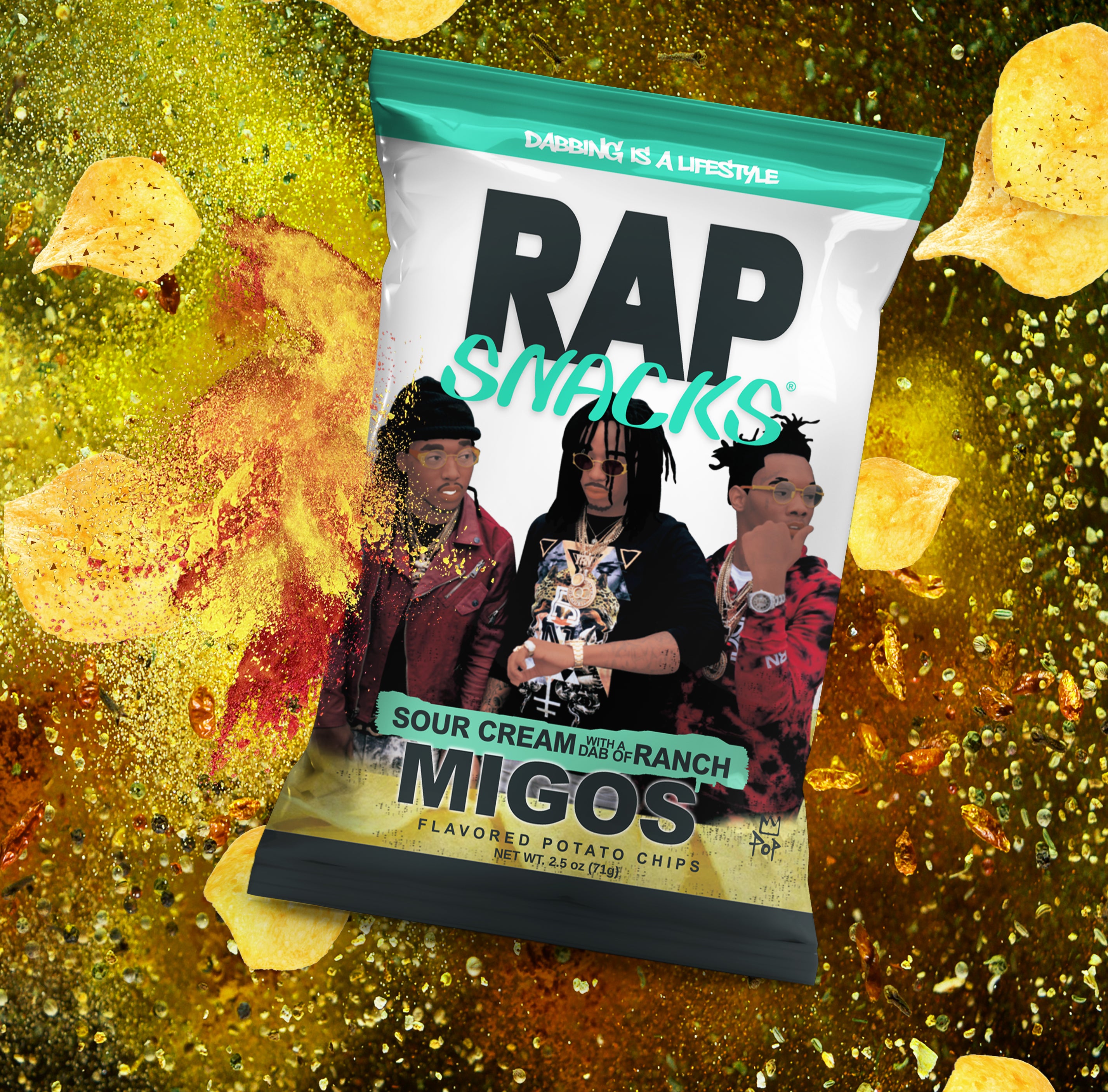 Rap Snacks Snoop Dogg Cheddar BBQ Patatas fritas, bolsa de 2.5 oz – Stock  'n Save