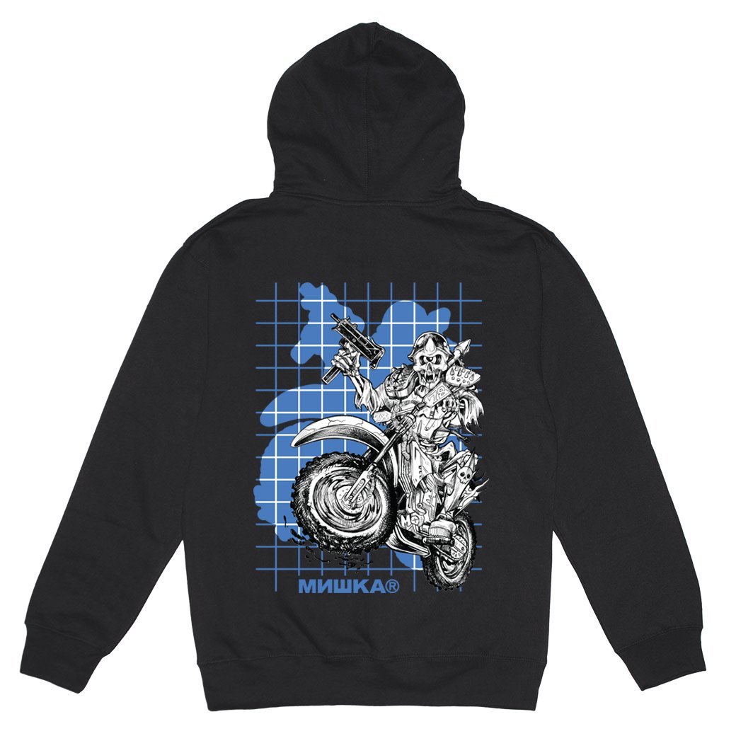 biker hoodie