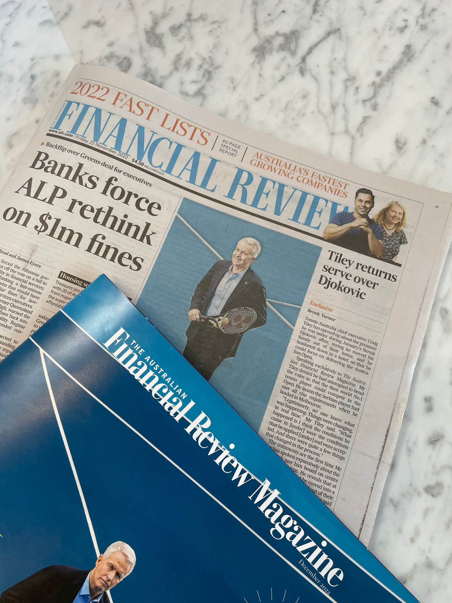Financial Review newspaper