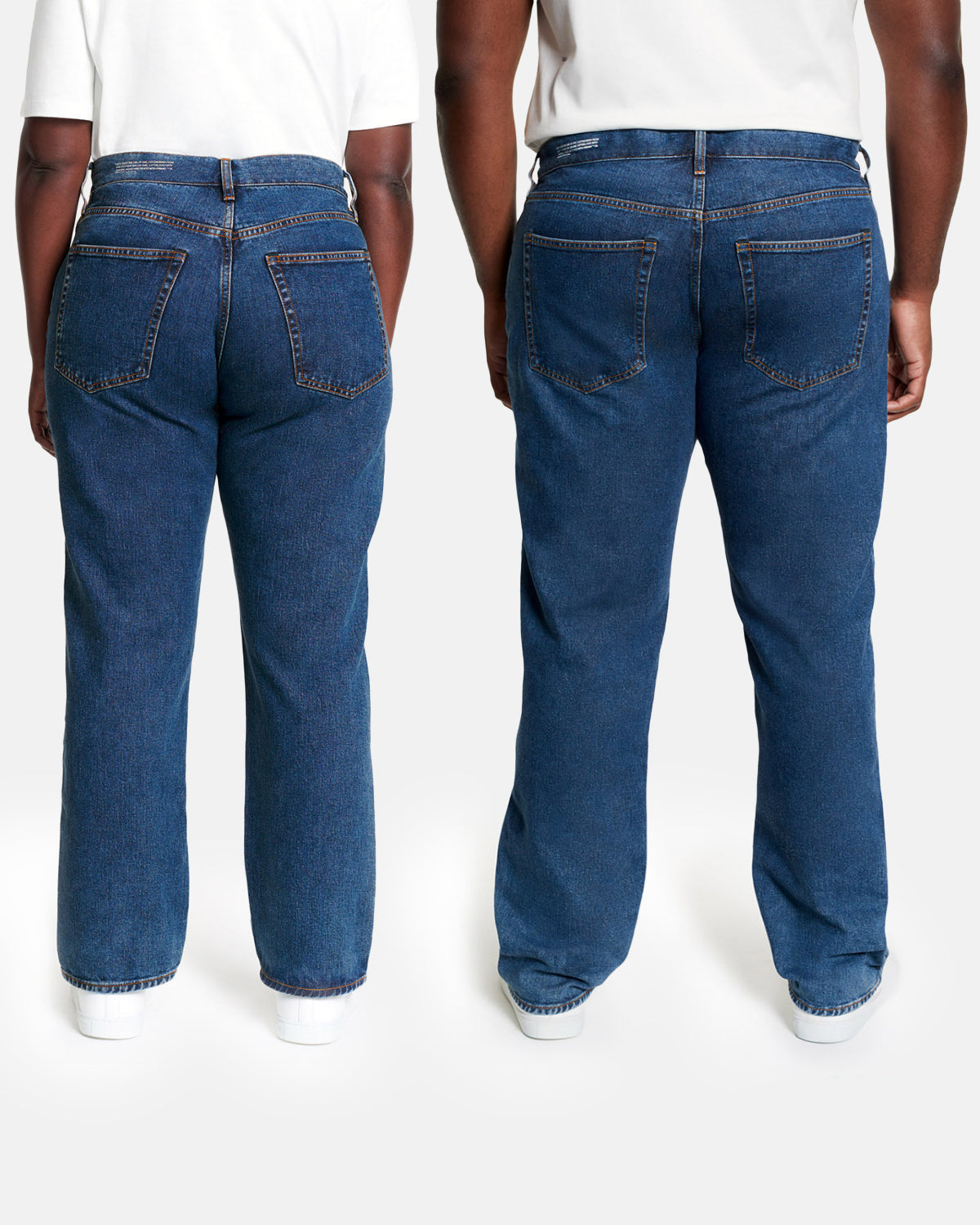 x Pangaia | everybody straight leg in rinse wish - unspun custom denim