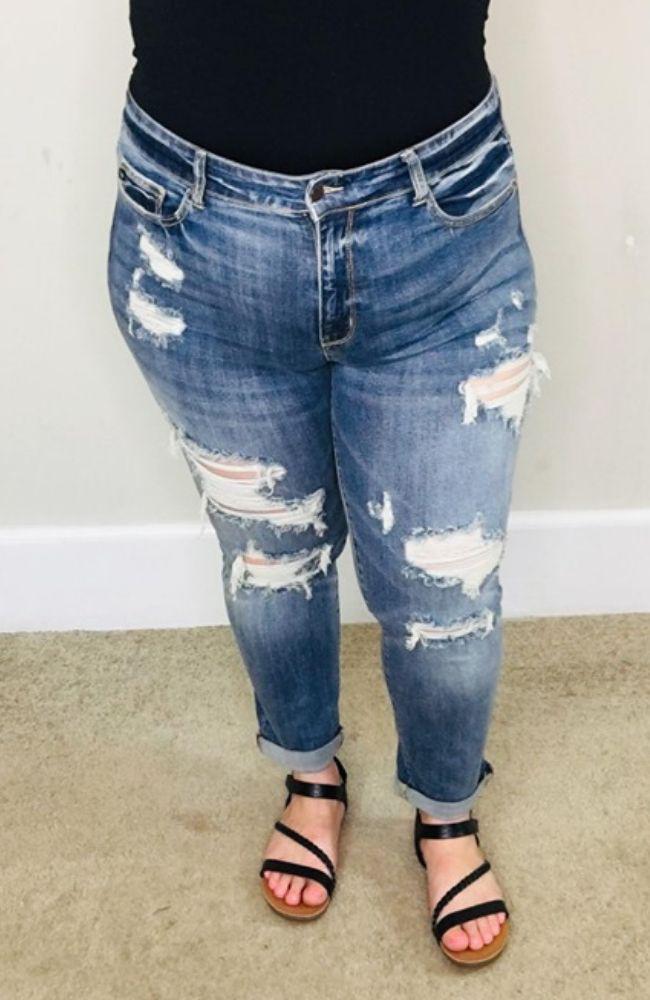 Quality Plus Size Denim Jeans | Buzzy Bee Boutique