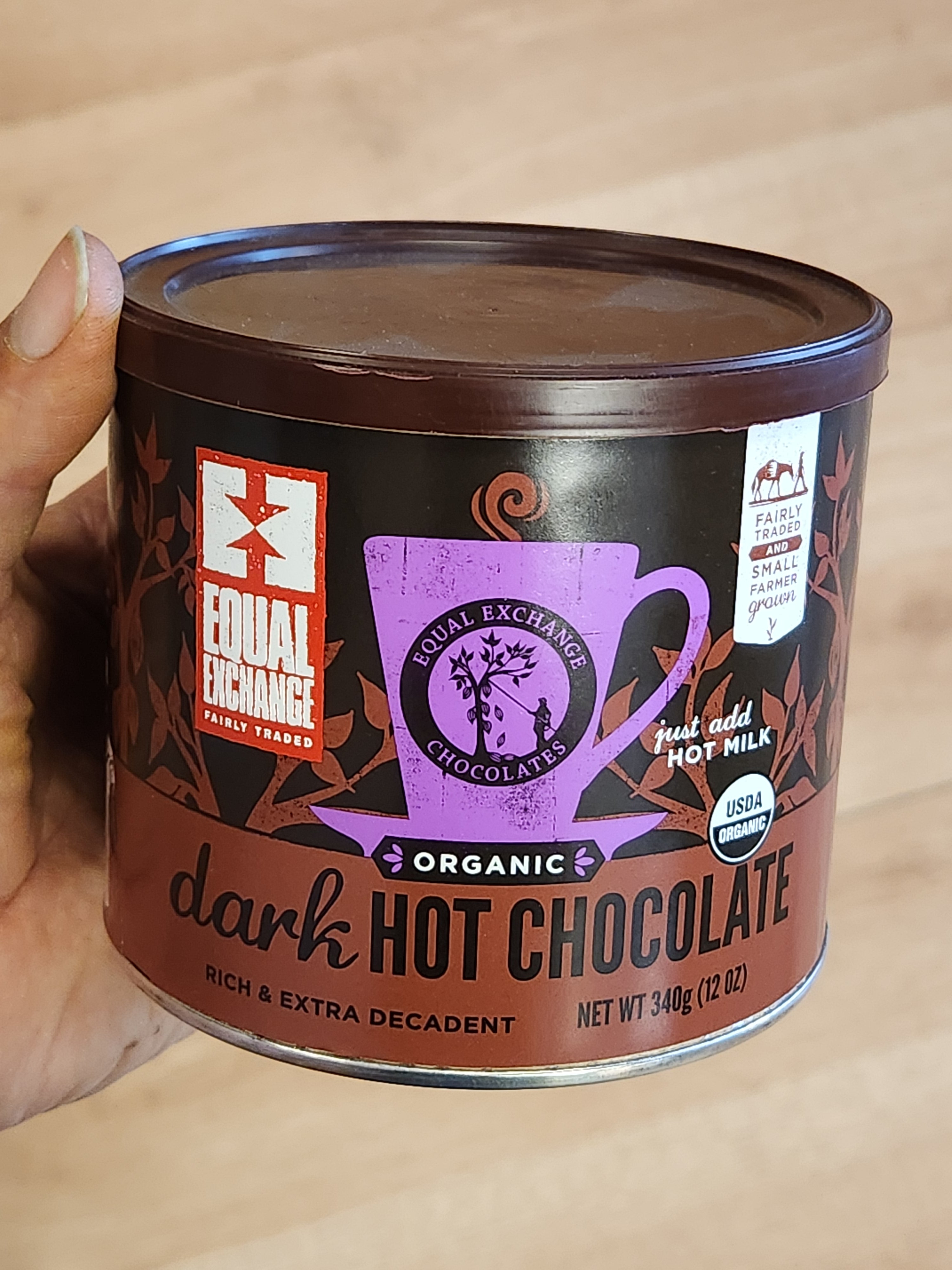 Equal Exchange Dark Hot Cocoa Mix - 12 oz.