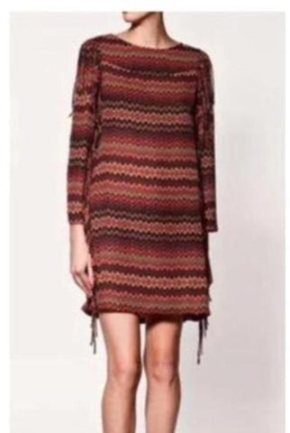 zara zig zag dress