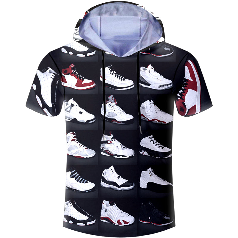 jordan hooded t shirt