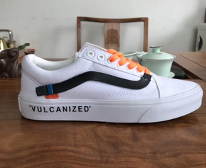 off white vulcanized vans