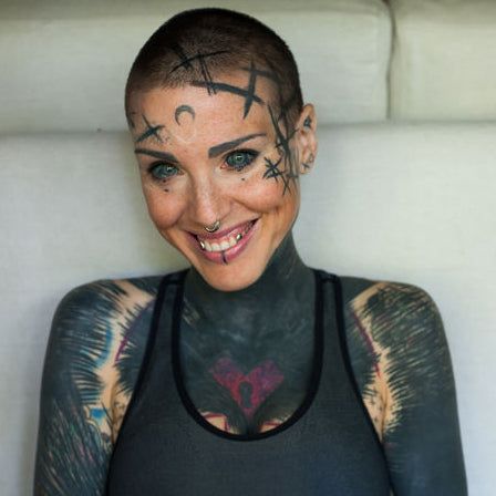 Tattoo artist, Michela Bottin-Ackerman