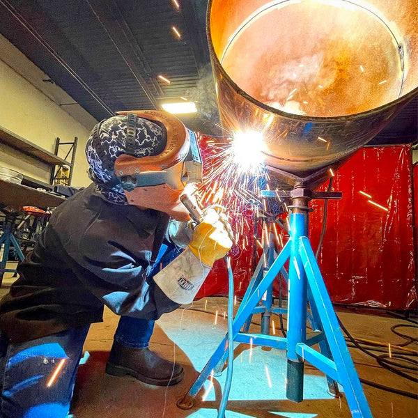 stick welding in welding academy