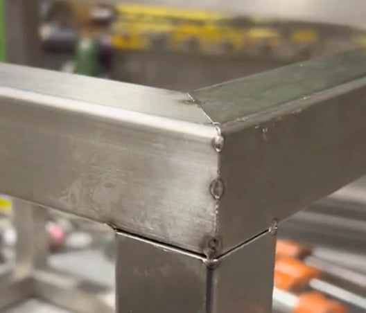 Tack Welding on Stainless Steel Frames