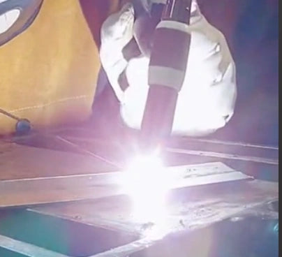 TIG welding a butt joint