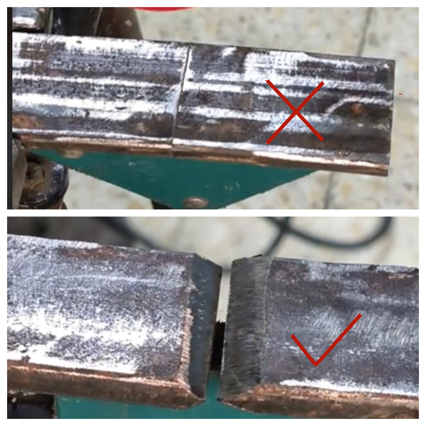 Edge preparation on grooved welds