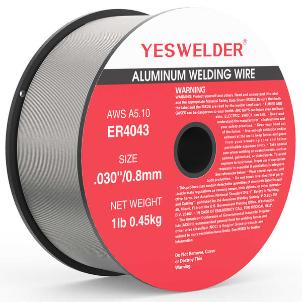 ER4043/1LB-0.8 1LB Spool .030" Silicon Aluminum MIG Welding Wire YesWelder